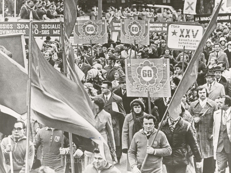 Darbo žmonių eisena. 1974 m.