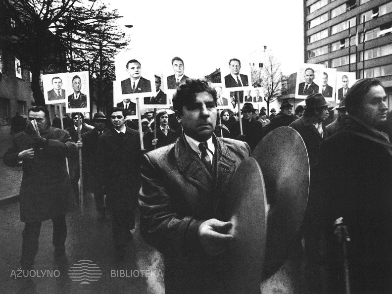 Demonstracija Kaune. 1975 m.