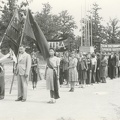Sportininkai šventinių demonstracijų metu