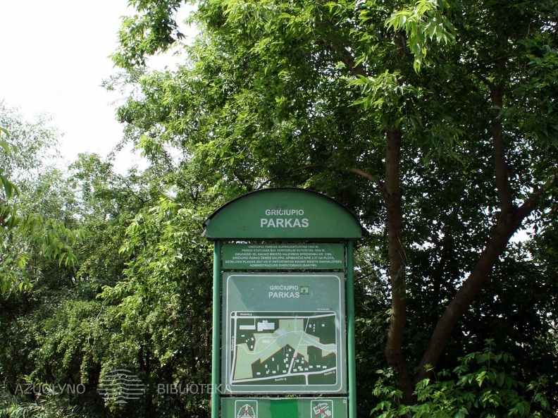Gričiupio parko stendas