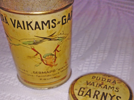 Vaikiška pudra „Garnys“