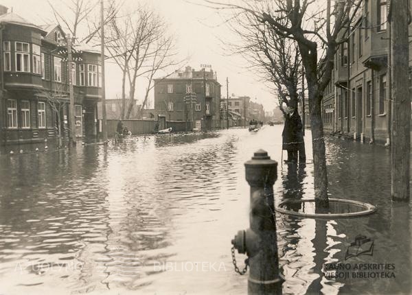 Potvynis Kęstučio gatvėje