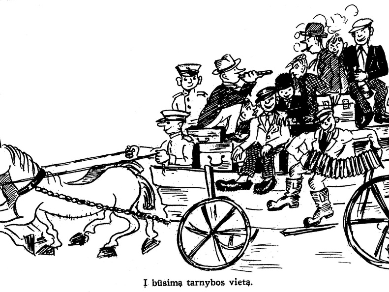 Į būsimą tarnybos vietą