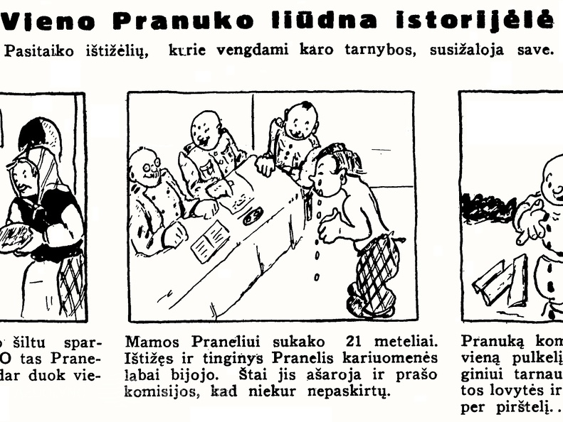 Vieno Pranuko liūdna istorijėlė