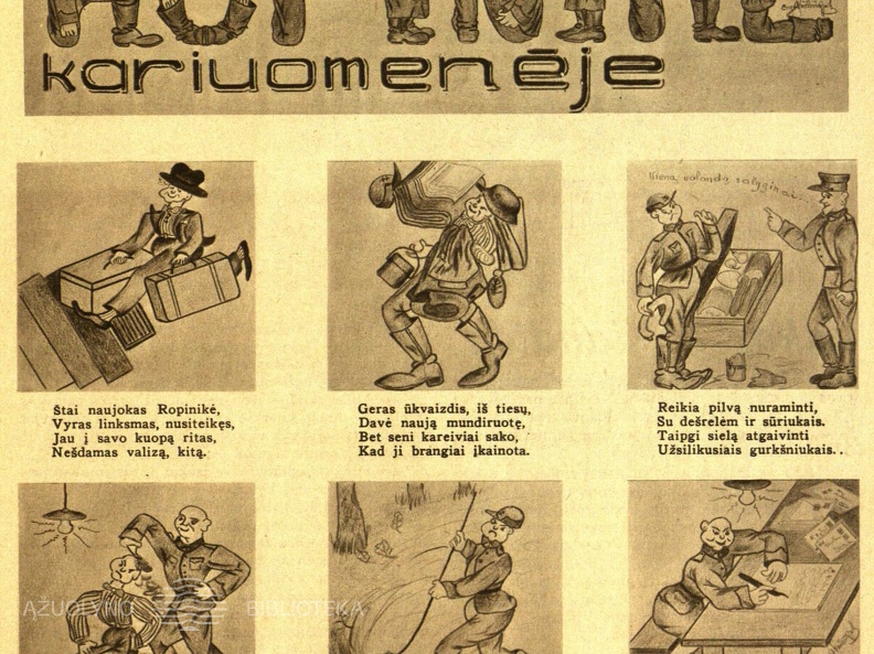 Naujokas Ropinikė kariuomenėje