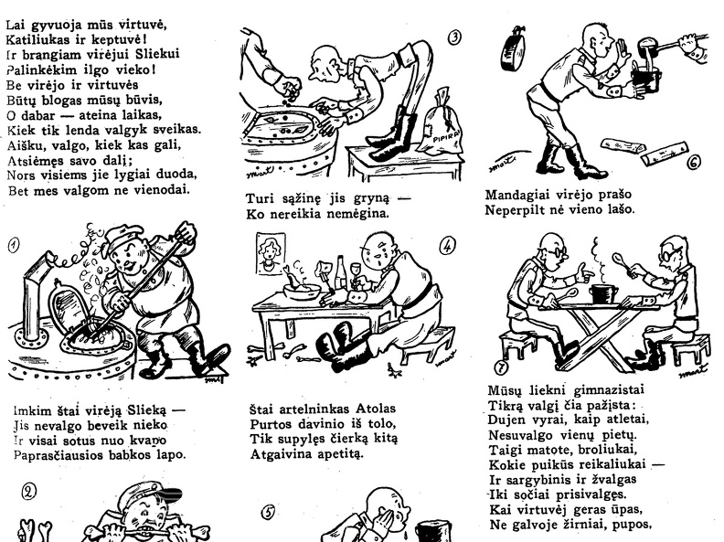 Riebus ir sudžiuvęs prie pulko virtuvės