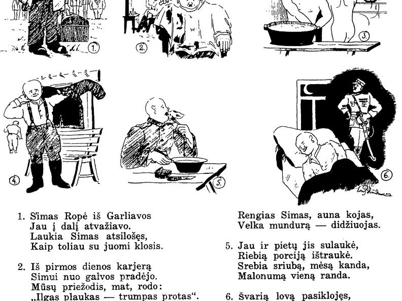 Naujokas Simas Ropė liko karys