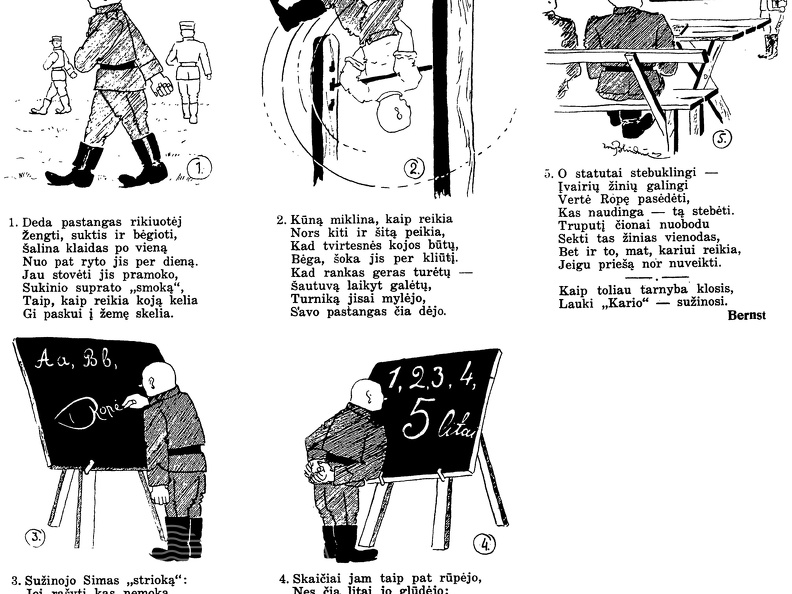 Naujokas Simas Ropė pirmųjų dienų darbe
