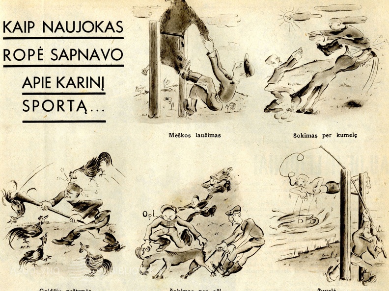 Kaip naujokas Ropė sapnavo apie karinį sportą