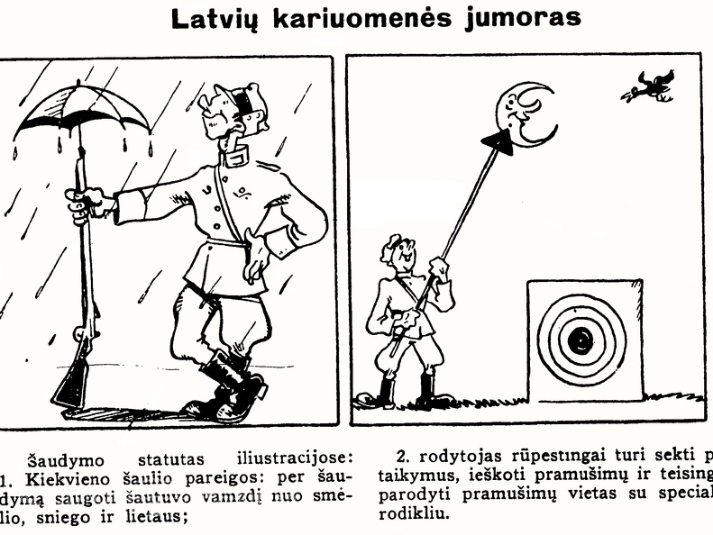 Latvių kariuomenės jumoras