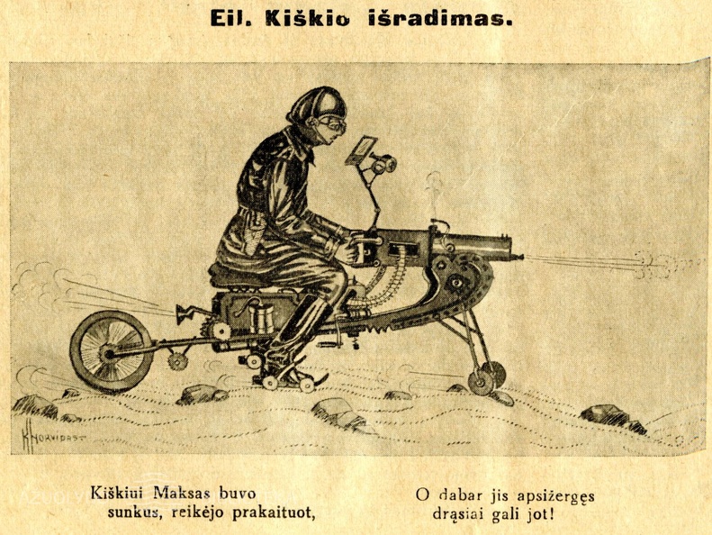 Eil. Kiškio išradimas