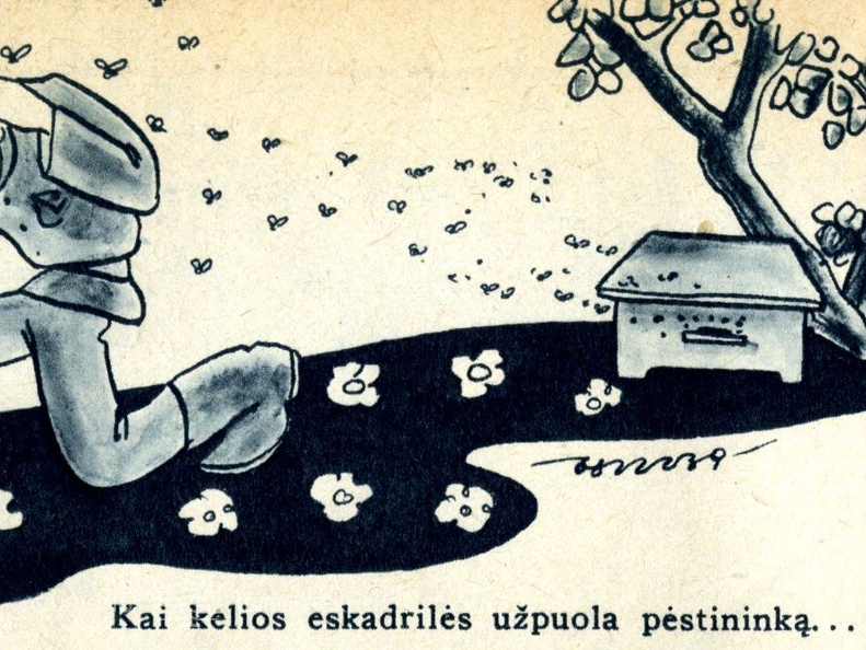 Kai kelios eskadrilės užpuola pėstininką...