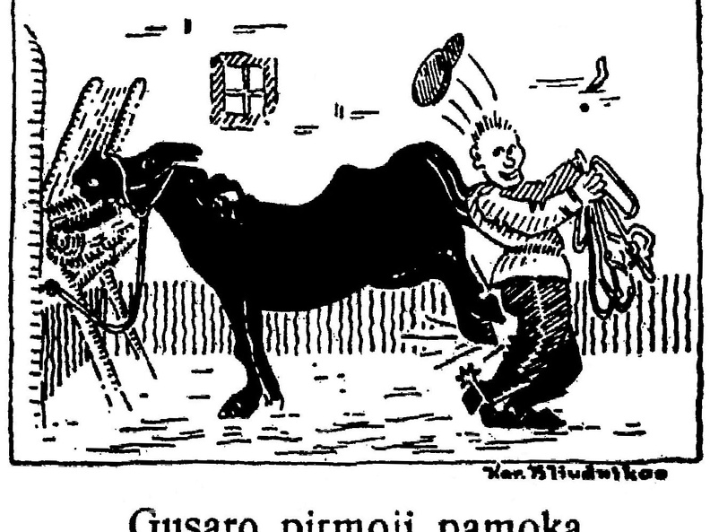 Gusaro pirmoji pamoka