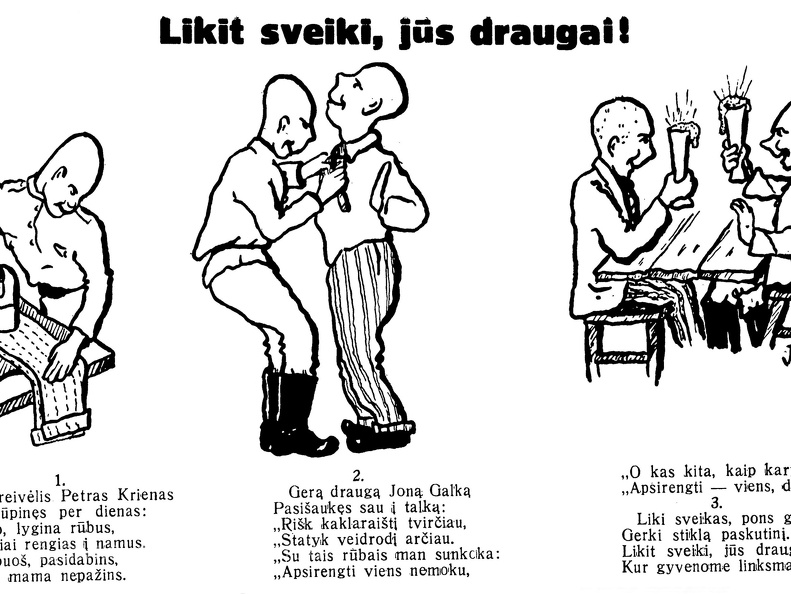Likit sveiki, jūs draugai