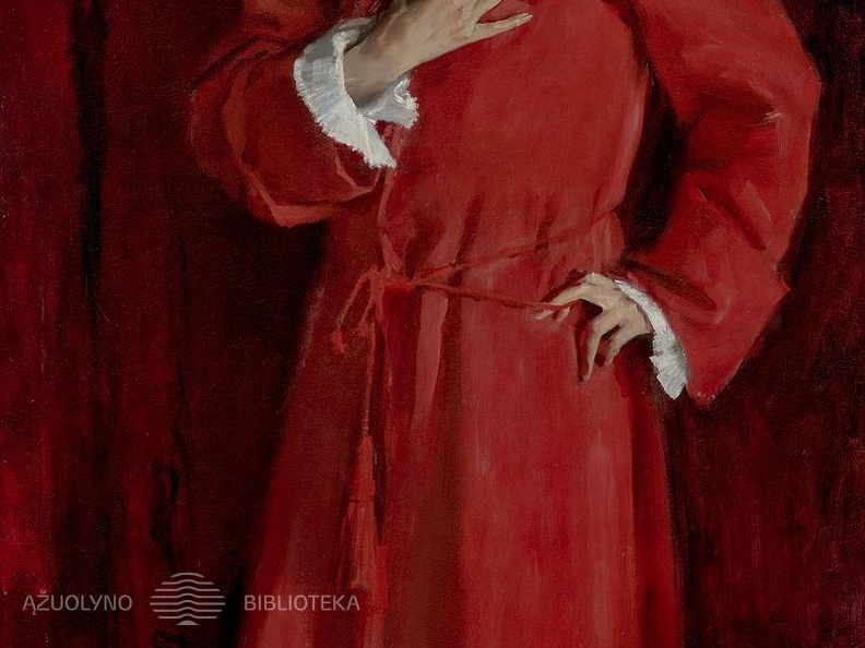 Džonas Singeris Sardžentas. Dr. Pozzi namuose. 1881 m.