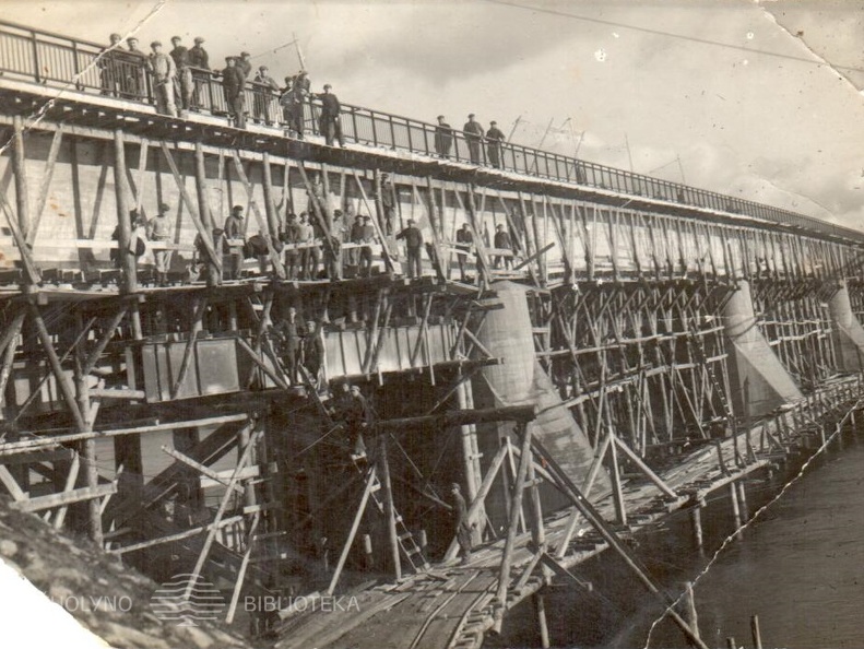 Prienų tilto statybos