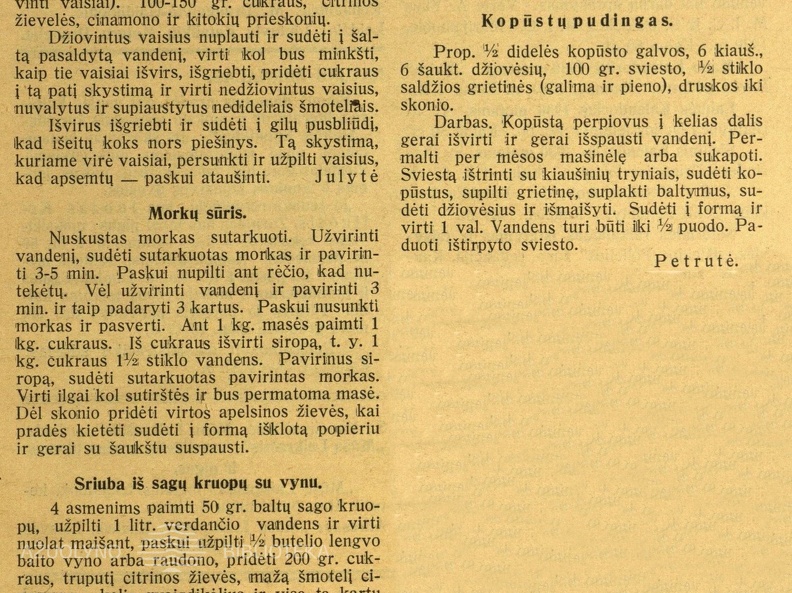 Kūčių ir Kalėdinių valgių receptai