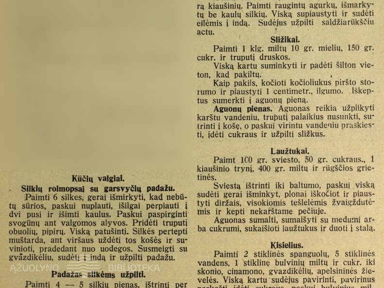 Kūčių valgių receptai