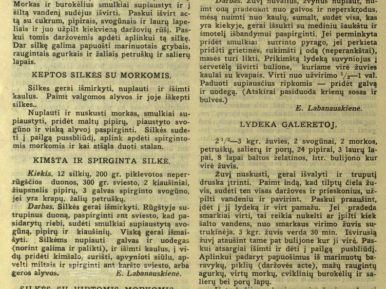 Kūčių valgių receptai