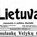 1920, Lietuva, nr. 75, p. titulinis.