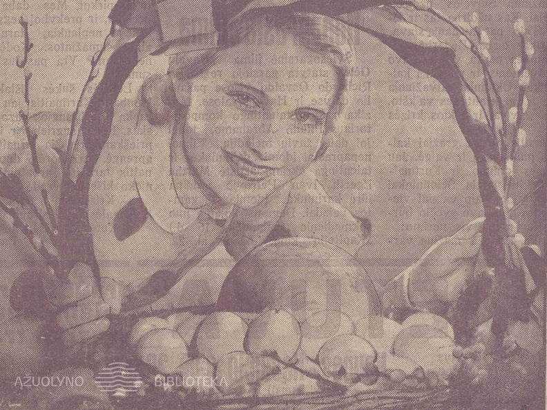 Moteris su margučiais