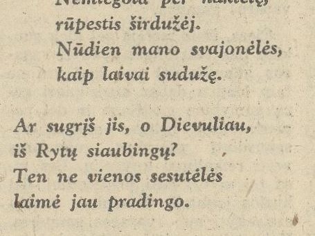 Ar sugrįš jis?