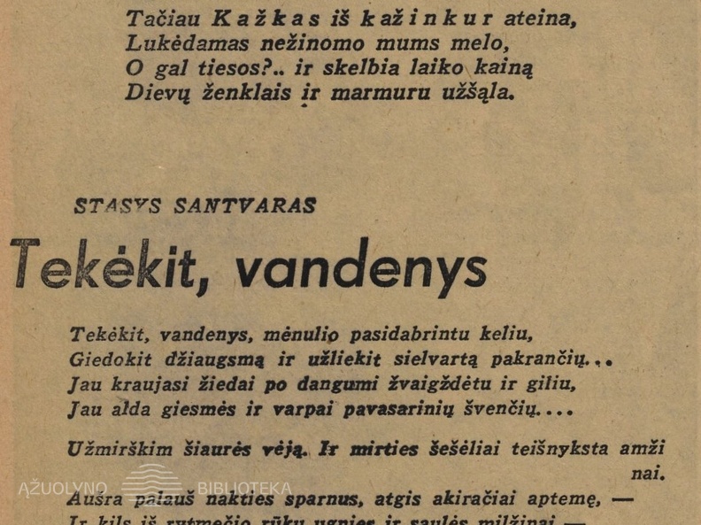 F.Kiršos eilėraščiai