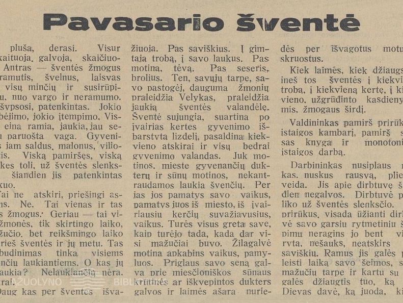 Velykos Pavasario Šventė