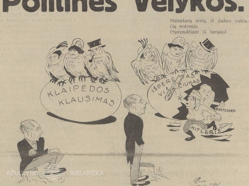 Klaipėdos klausimas ritasi iš margučių