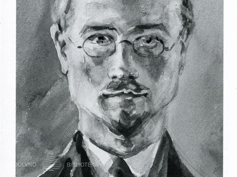 Autoportretas. Apie 1920–1925 m., pop., akv., 35,5 X 24,5 // Adomas Galdikas.