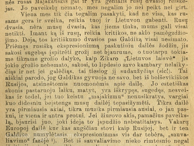 Lietuvių meno apžvalgos paroda: [apie parodoje dalyvavusį A. Galdiką
