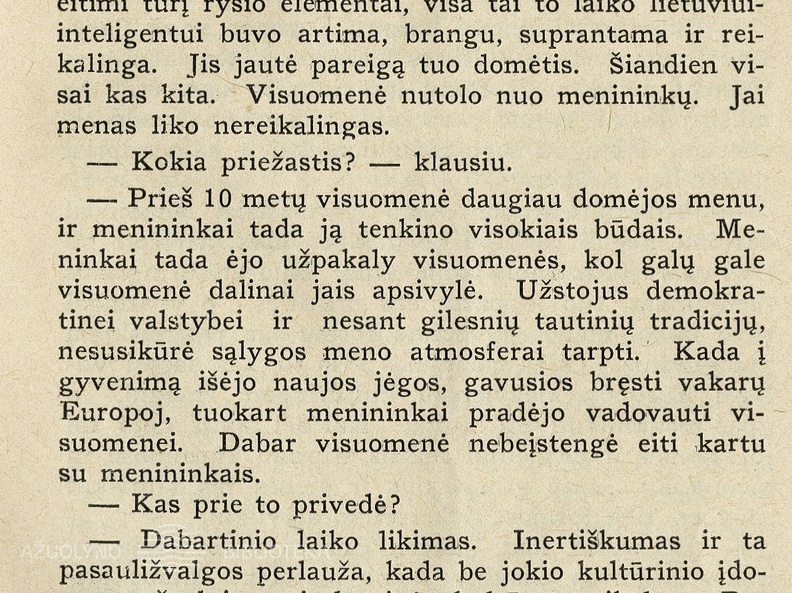 Menas, dailininkai ir visuomenė: [interviu su A. Galdiku] / V. Vizgirda