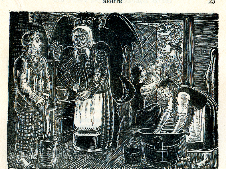 Contes lithuaniens de ma mère l‘Oye / Oscar Milosz; illustrés par A. Galdikas