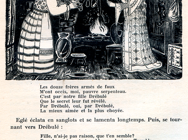 Contes lithuaniens de ma mère l‘Oye / Oscar Milosz; illustrés par A. Galdikas.