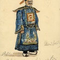 Ministerio kostiumo eskizas K. Gocci „Princesė Turandot“.