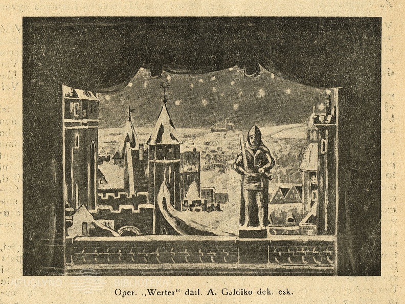 Oper. „Werter“ dail. A. Galdiko dek. esk. // 7 meno dienos