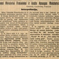 Ponui Ministeriui Pirmininkui ir Krašto Apsaugos Ministeriui. Valstiečių liaudininkų frakcijos interpeliacija:
