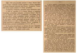 Kasacinis skundas dėl „Lietuvos žinių“ 1925 m. Nr. 182 sulaikymo ir konfiskavimo bei patraukimo F. Bortkevičienės atsakomybėn: 