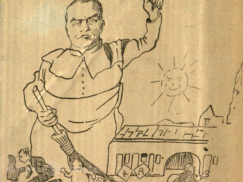 Naujas bažnytinio gyvenimo lapas: Konfiskuoto „L. Ž.“ 290 Nr. karikatūra