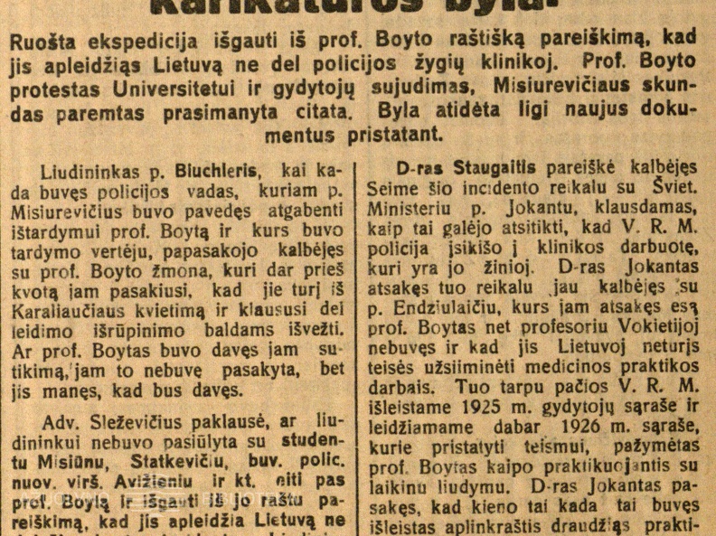 Antroji „Lietuvos žinių“ karikatūros byla // Lietuvos žinios.