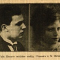 Baigę Valst. Dramos vaidybos studiją, [Teodoras] Chomskis
