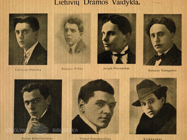 Lietuvių Dramos Vaidykla: Viktoras Dineika, Stasys Pilka