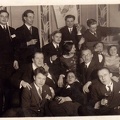 Kauno menininkai pobūvyje. Režisierius Romualdas Juknevičius