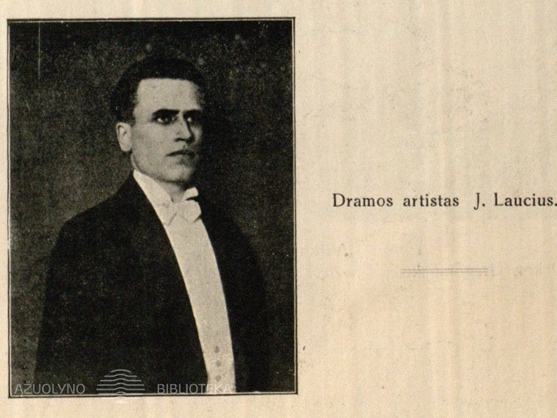 Dramos artistas J. Laucius // 7 meno dienos. 