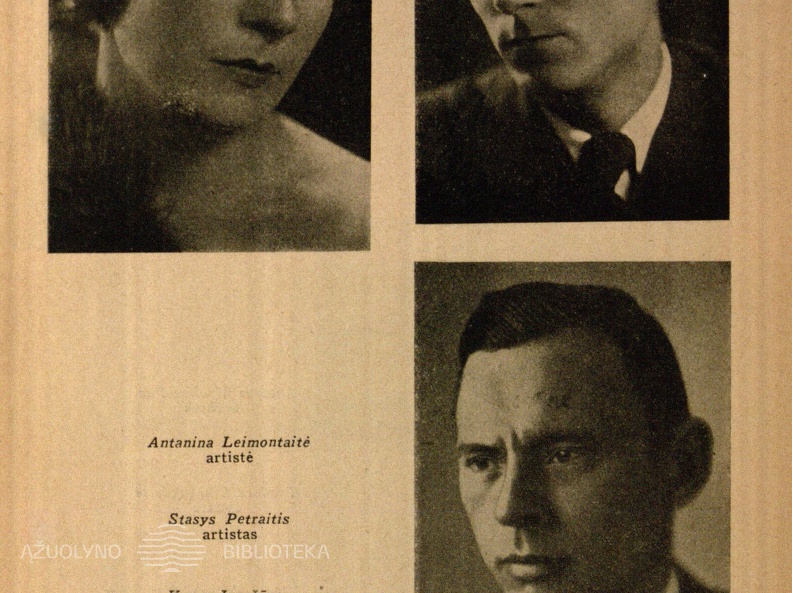 Antanina Leimontaitė, artistė, Stasys Petraitis, artistas