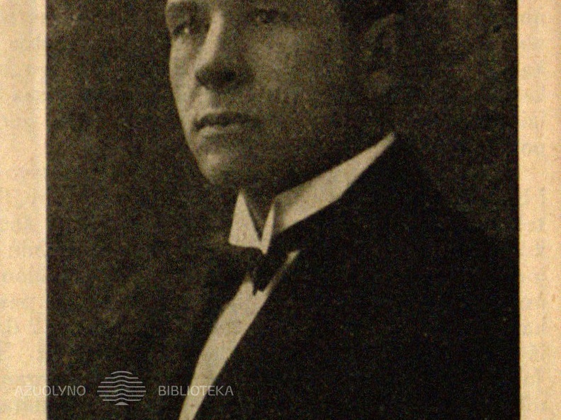 Operos art. Juozas Bieliūnas, buvęs „Dainos“ choro vedėjas 1921 metais 