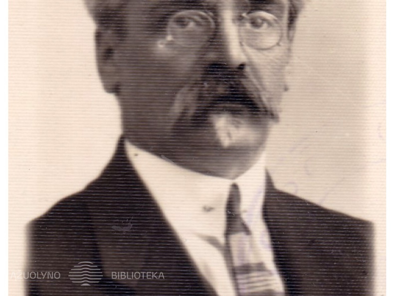 Mykolas Bukša. Paso kortelės nuotr. Kaunas. 1933 04 16. KRVA