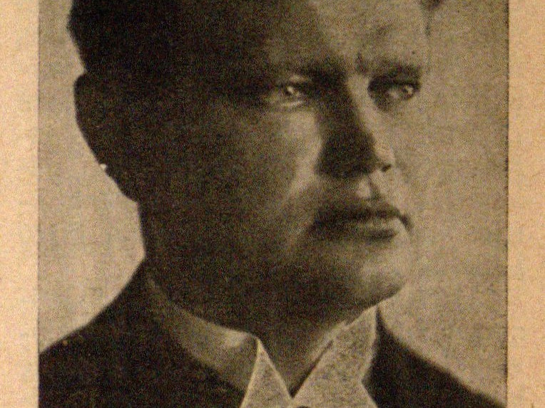 Kompozitorius Juozas Gruodis: [nuotr. prie straipsnio „Mūsų menininkai namie“] 