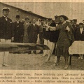 Jachtklubo sezono atidarymas. Naujo lenktynių laivo „Rymont“ krikštynos. 