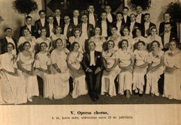 V. Operos choras š. m. kovo mėn. atšventęs savo 15 m. jubiliejų // Meno dienos